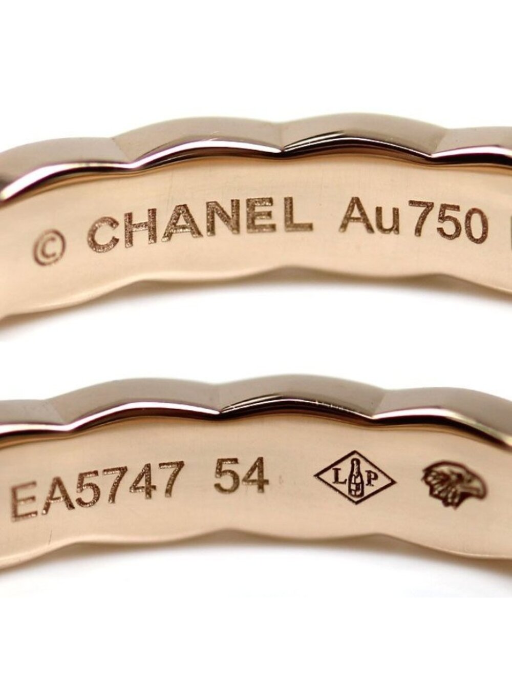Chanel 18k Pink Gold Coco Crush Mini Ring - Picture 6 of 9